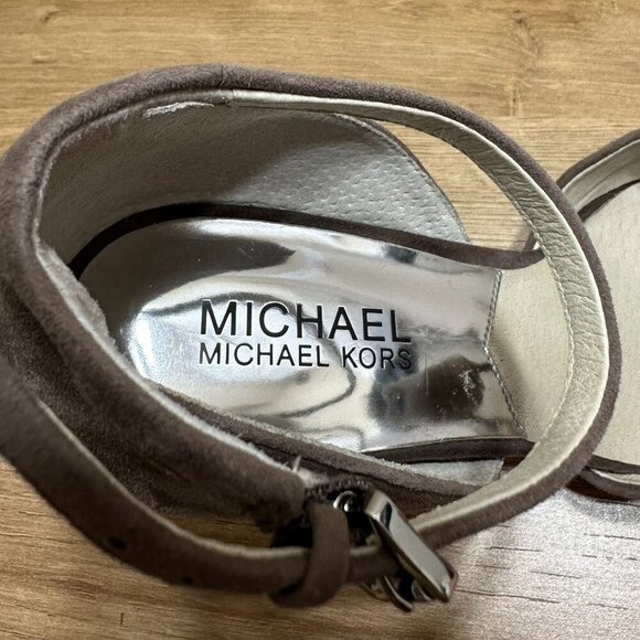 Michael Kors Georgia Suede Ankle Strap Pump - Picture 5 of 6